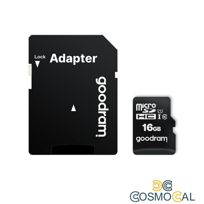 GoodRAM microSD 16GB class 10 UHS I + adapter - retail blister -