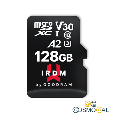 GoodRAM microSD IRDM 128GB UHS I U3 A2 + adapter - IR-M2AA-1280R