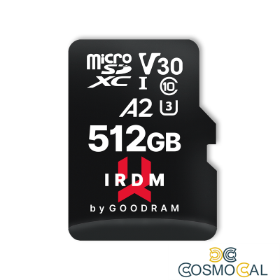 GoodRAM microSD IRDM 512GB UHS I U3 A2 + adapter - IR-M2AA-5120R