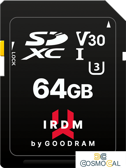 GoodRAM Scheda SD 64GB UHS I U3 - retail blister - IR-S3A0-0640R