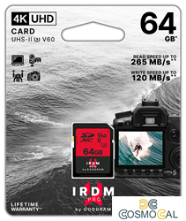 GoodRAM Scheda SD 64GB UHS II V60 - retail blister - IRP-S6B0-06