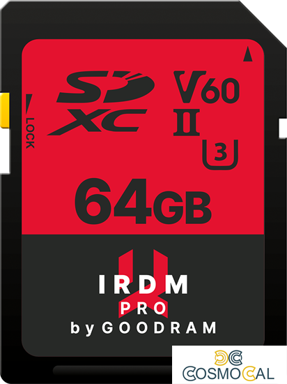 GoodRAM Scheda SD 64GB UHS II V60 - retail blister - IRP-S6B0-06