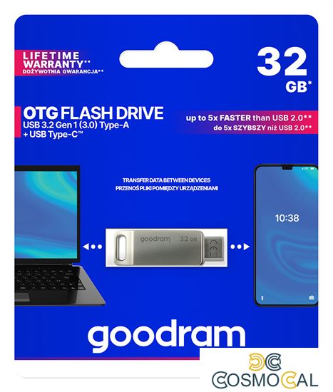 GoodRAM DUALDRIVE OTG 32GB USB 3.2 + type C - ODA3-0320S0R11