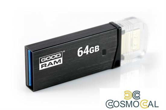 GoodRAM Pendrive 64GB Twin microUSB/Usb 3.0 OTG - retail - OTN3-