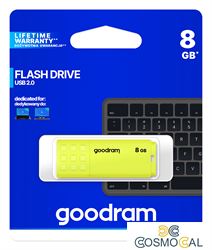 GoodRAM Pendrive 8GB UME2 yellow USB 2.0 - retail blister - UME2