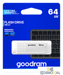 GoodRAM Pendrive 64GB UME2 white USB 2.0 - retail blister - UME2