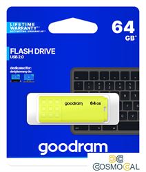 GoodRAM Pendrive 64GB UME2 yellow USB 2.0 - retail blister - UME