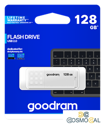GoodRAM Pendrive 128GB UME2 white USB 2.0 - retail blister - UME