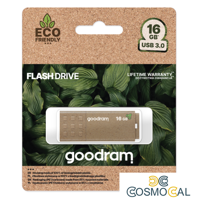 GoodRAM Pendrive 16GB UME3 GREEN USB 3.0 - retail blister - UME3