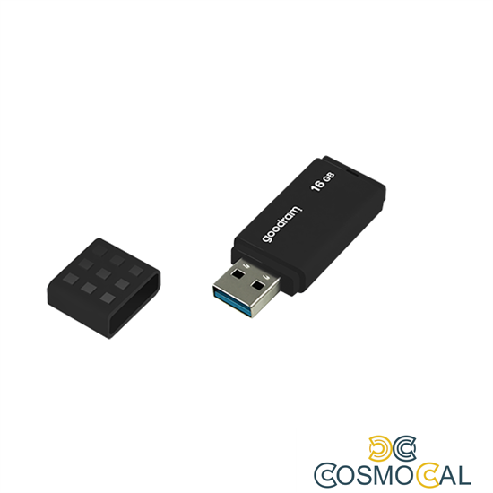 GoodRAM Pendrive 16GB BLACK USB 3.0 - retail blister - UME3-0160