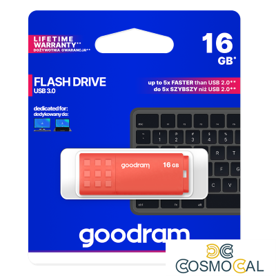 GoodRAM Pendrive 16GB UME3 orange USB 3.0 - retail blister - UME