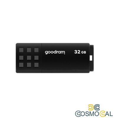 GoodRAM Pendrive 32GB BLACK USB 3.0 - retail blister - UME3-0320