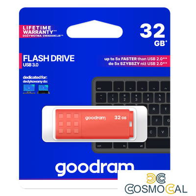 GoodRAM Pendrive 32GB UME3 orange USB 3.0 - retail blister - UME