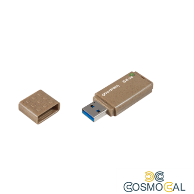 GoodRAM Pendrive 64GB UME3 GREEN USB 3.0 - retail blister - UME3