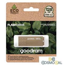 GoodRAM Pendrive 128GB UME3 GREEN USB 3.0 - retail blister - UME