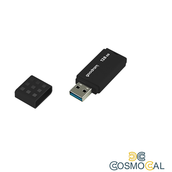 GoodRAM Pendrive 128GB BLACK USB 3.0 - retail blister - UME3-128