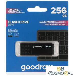 GoodRAM Pendrive 256GB BLACK USB 3.0 - retail blister - UME3-256