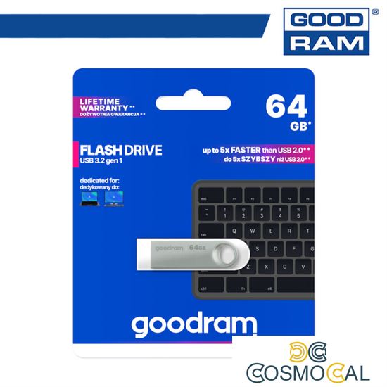 GoodRAM Pendrive 64GB UNO3 USB 3.2 - retail blister - UNO3-0640S
