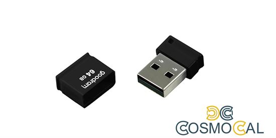 Goodram Pendrive UPI2 64GB USB MINI 2.0 blk - retail blister - U