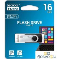 GoodRAM Chiavetta/Pendrive USB Twister 16GB nera USB 2.0 - UTS2-