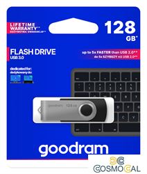 GoodRAM Pendrive 128GB UTS3 BLACK USB 3.0 - retail blister - UTS