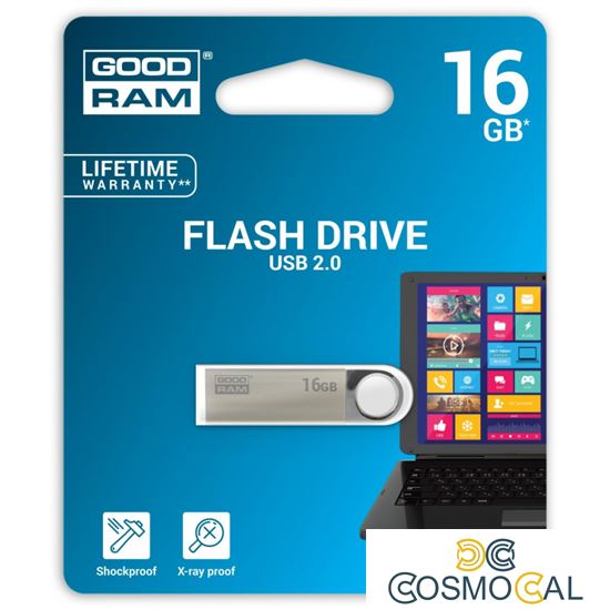 GoodRAM Pendrive 16GB UNN2 metal USB 2.0 - retail blister - UUN2