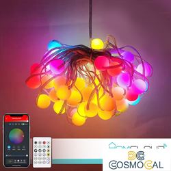 Catena 66 Sfere luminose Smart RGB-IC Wi-Fi + Bluetooth 10M IP65