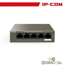 IP-COM Switch Desktop 5 Porte Gigabit con 4 Porte PoE 63W - G110