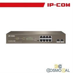 IP-COM Switch Unmanaged 8GE + 2SFP 8 porte PoE 150W - G1110P-8-1