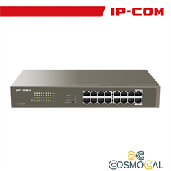 IP-COM Switch 16 porte Gigabit Desktop/Rackmount PoE - G1116P-16