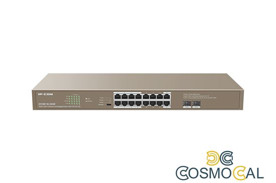 Switch Unmanaged 16GE+2 SFP a 16 porte 10/100/1000Mbps