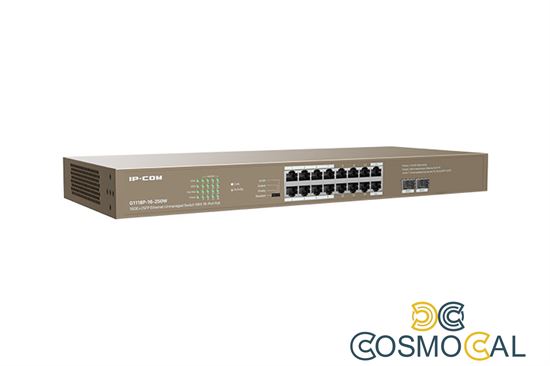 Switch Unmanaged 16GE+2 SFP a 16 porte 10/100/1000Mbps