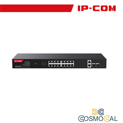 IP-COM 18GE+2SFP Ethernet Unmanaged Switch With 16-Port PoE - G1