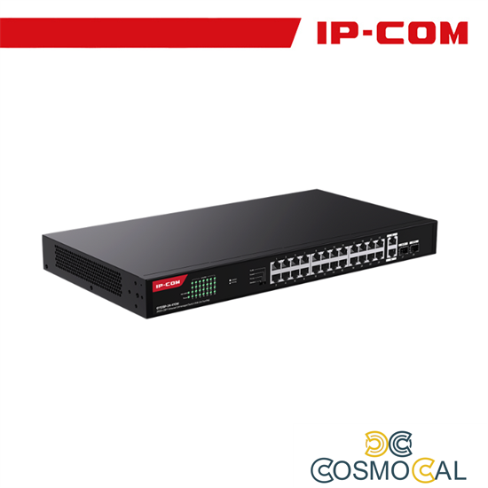 IP-COM 26GE+2SFP Ethernet Unmanaged Switch With 24-Port PoE - G1