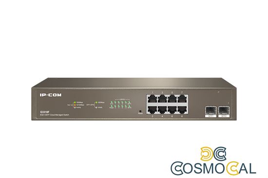 Switch Cloud Managed 8 port GE + 2 SFP - G3310F