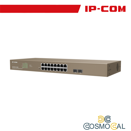 IP-COM Switch PoE Rack Cloud Managed L2 16 Port GE + 2SFP - G331