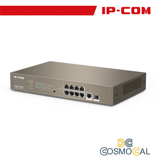 IP-COM Switch L3 Managed PoE 8 porte 10/100/1000 50W - G5310P-8-