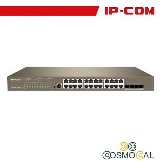 Switch PoE Cloud Managed 24 port GE + 4 SFP+ G5328XP-24-410W