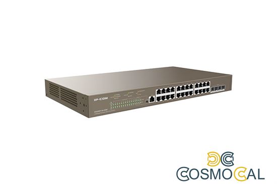 Switch PoE Cloud Managed 24 port GE + 4 SFP+ G5328XP-24-410W