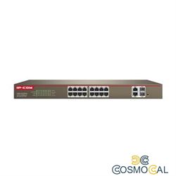Switch managed 16 porte 100M+2 port Gigabit TP/SFP Combo PoE