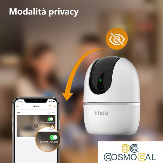 Imou Telecamera A1 2Mp PT Cube IP/Wi-Fi 2MP 2.8mm IR mic/speaker