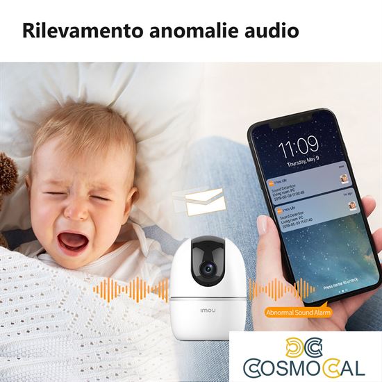 Imou Telecamera A1 2Mp PT Cube IP/Wi-Fi 2MP 2.8mm IR mic/speaker