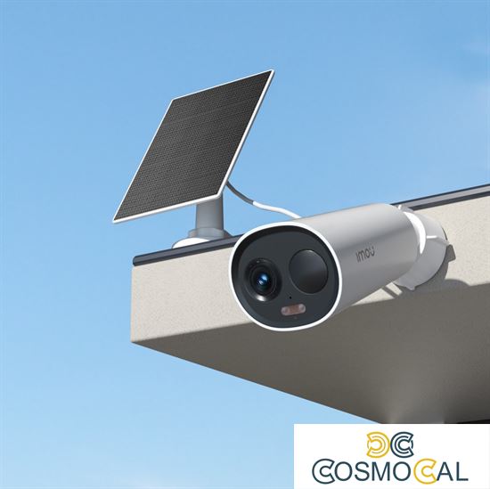 KIT Cell Go 3C Telecamera a batteria da esterno ricaricabile 2K