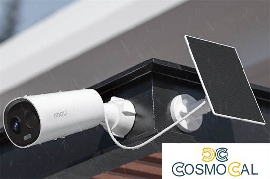 KIT Cell Go 3C Telecamera a batteria da esterno ricaricabile 2K