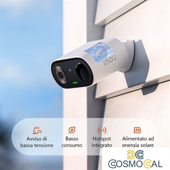 Imou Telecamera Cell Go Bullet 2K Wi-Fi 3MP 2.8mm IR Batteria