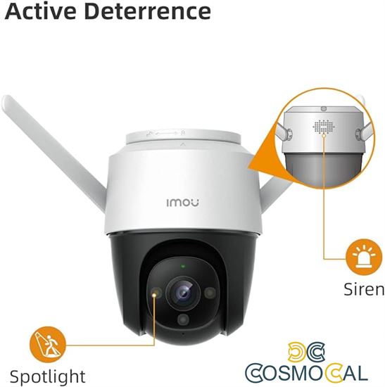 Imou Telecamera Cruiser 2C 2K PTZ IP/Wi-Fi Full-color 3MP 3.6mm