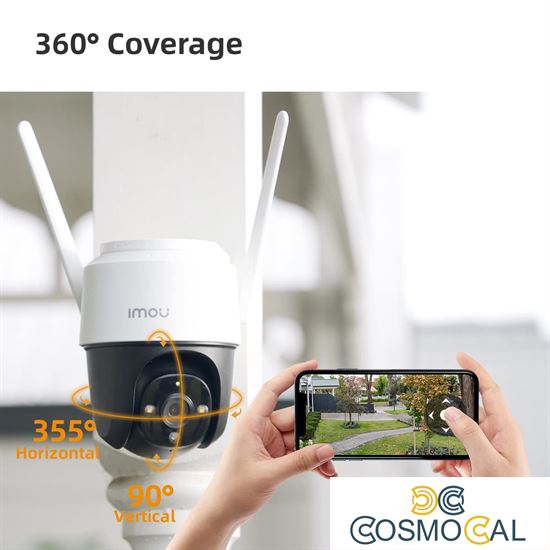 Imou Telecamera Cruiser 2C 2K PTZ IP/Wi-Fi Full-color 3MP 3.6mm