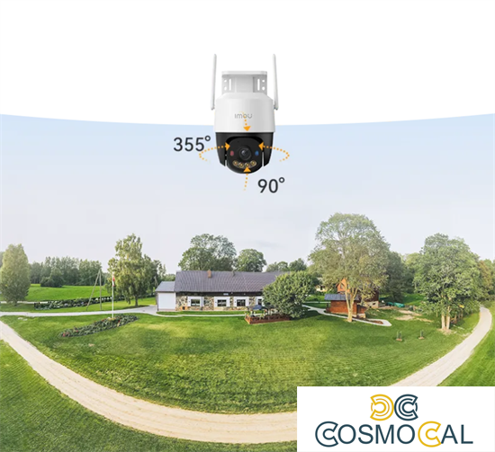 Imou Telecamera Cruiser SC 3K PTZ IP/Wi-Fi Full-color 5MP Red&Bl