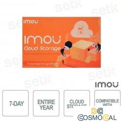 Imou New Cloud Storage Basic - Abbonamento Cloud 7gg per un anno