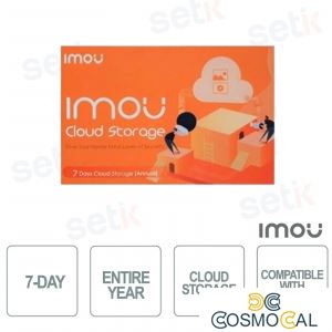 Imou New Cloud Storage Basic - Abbonamento Cloud 7gg per un anno